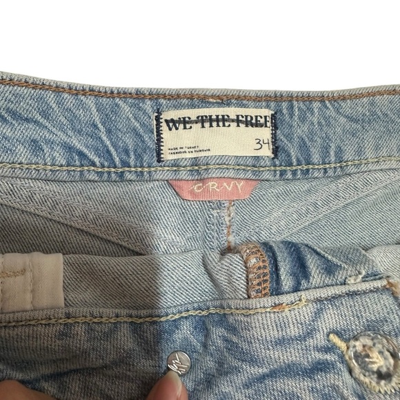 NWOT We The Free Crvy High Voltage High Rise Shortie 34 Free People - Picture 6 of 12